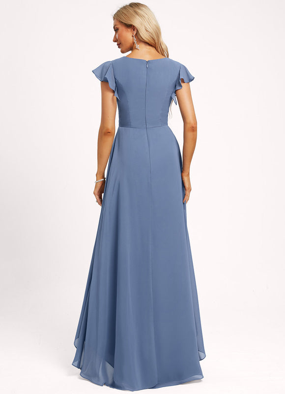 Robe Trapèze Fluide Asymétrique - gallery 5