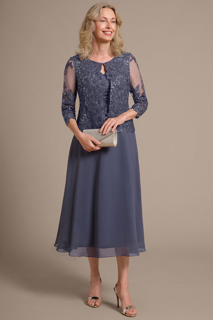 Robe Trapèze Éclat De Velours - gallery 5