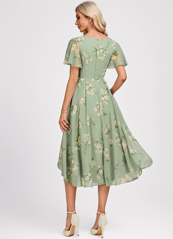 Robe Trapèze Fluide Asymétrique - gallery 5