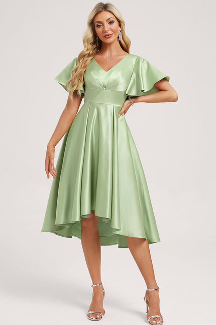 Robe Trapèze Vert Pastel Chic