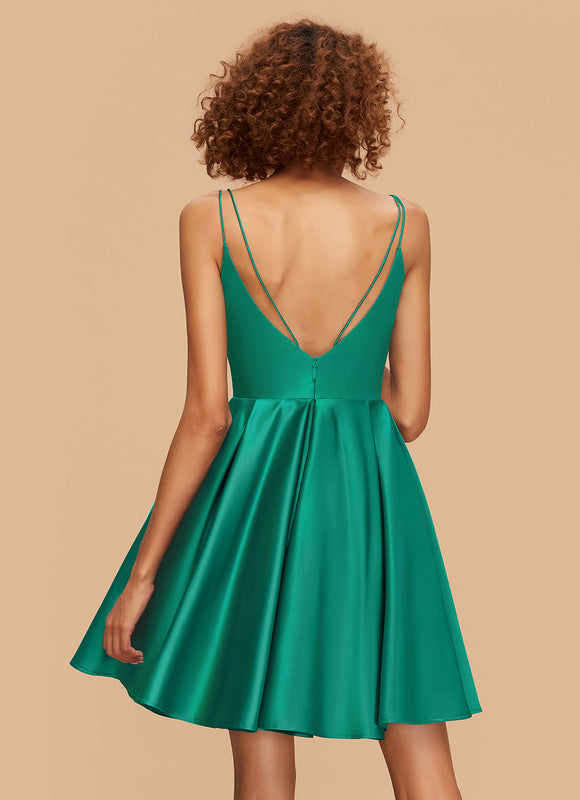 Robe Trapèze Nuit Satinée - gallery 4