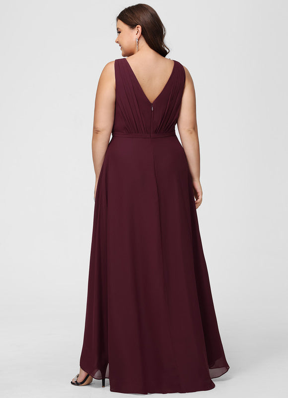 Robe Trapèze Aérienne Vert Pâle - gallery 7