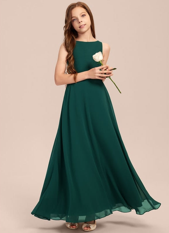 Robe Trapèze Bleu Doux Éclat - gallery 2