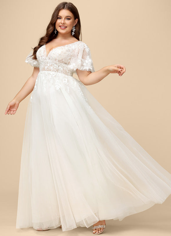 Robe Trapèze Luxe Évanescent - gallery 9