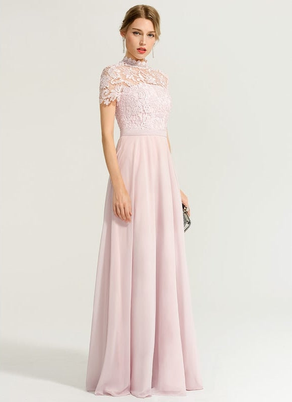 Robe Trapèze Rose Pastel - gallery 7