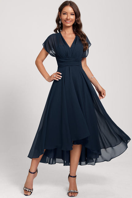 Robe Trapèze Mousseline Émeraude - gallery 8