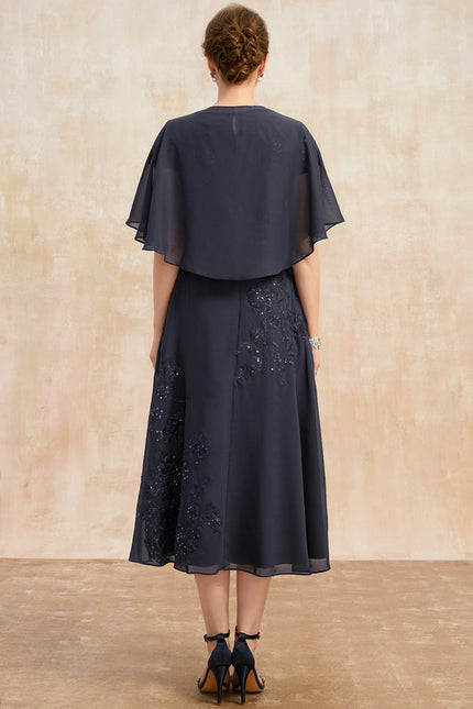 Robe Trapèze Éclat De Velours - gallery 4