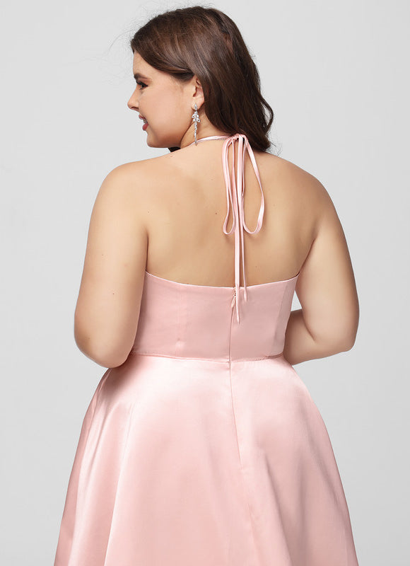 Robe Trapèze Satin Royal - gallery 7