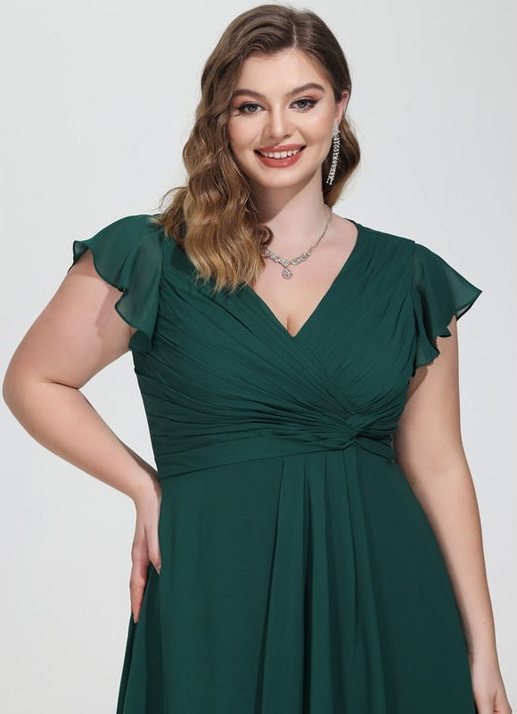 Robe Trapèze Drapé Élégant Chic - gallery 9