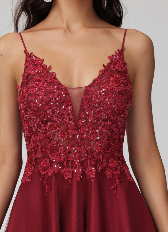 Robe Trapèze Nuit Étoilée Tulle - gallery 2