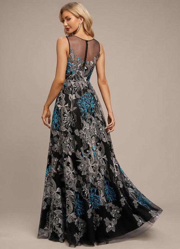 Robe Trapèze Noir Floral Chic - gallery 6