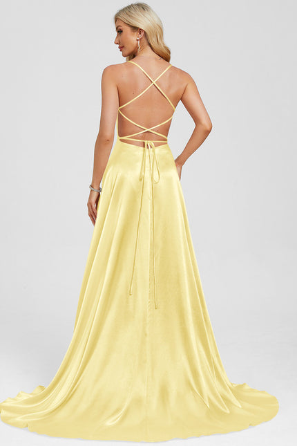 Robe Jaune Trapeze