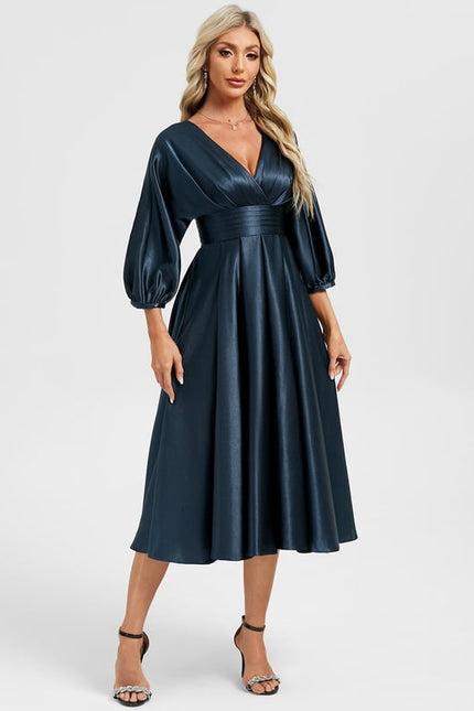 Robe Trapèze Élégance Océanique - gallery 3