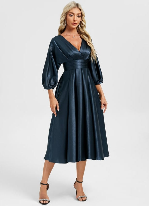 Robe Trapèze Élégance Océanique - gallery 3