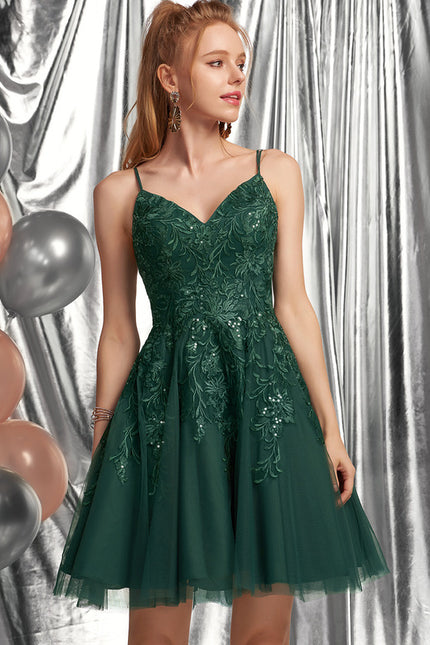 Robe Trapèze Tulle Noire - gallery 4