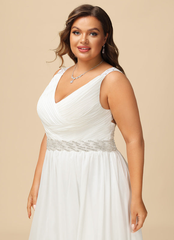 Robe Trapèze Nuptiale Légère - gallery 8