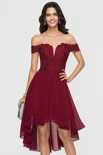 Robe Trapèze Asymétrique Velours