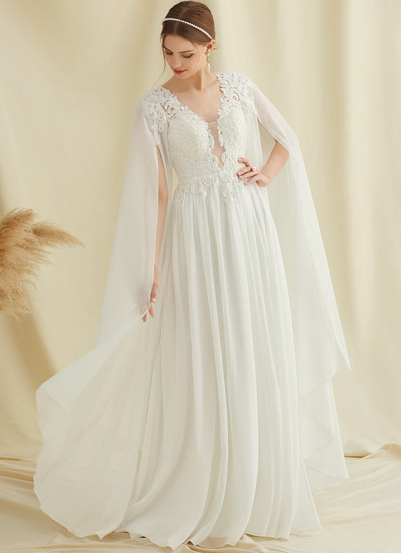 Robe Trapèze Éthérée Lumineuse - gallery 1
