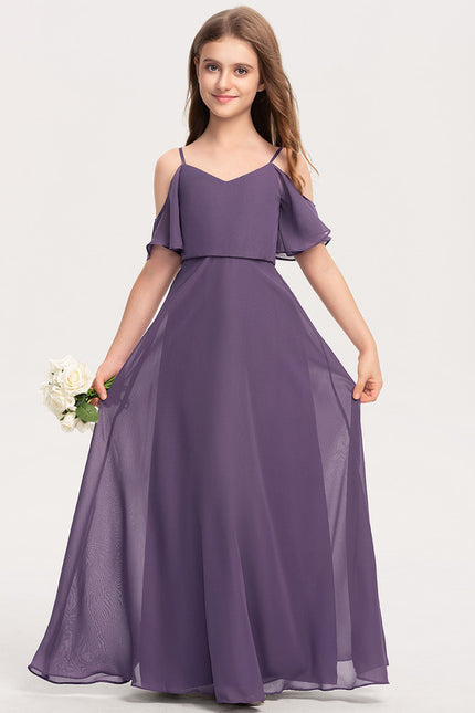 Robe Trapèze Rouge Velours Flottant - gallery 2