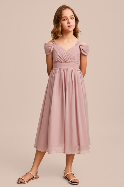 Robe Trapèze Satin Éthéré - gallery 3