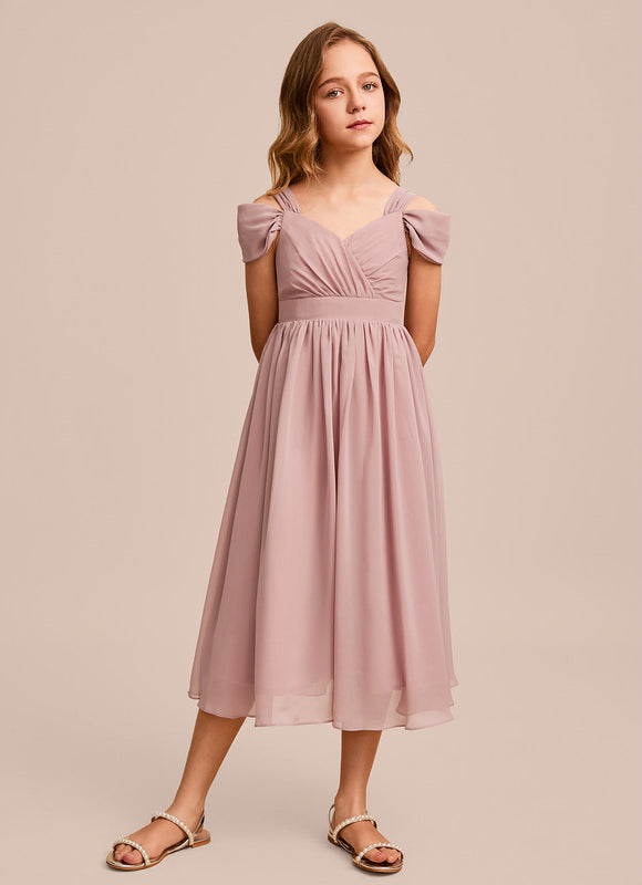 Robe Trapèze Satin Éthéré - gallery 3