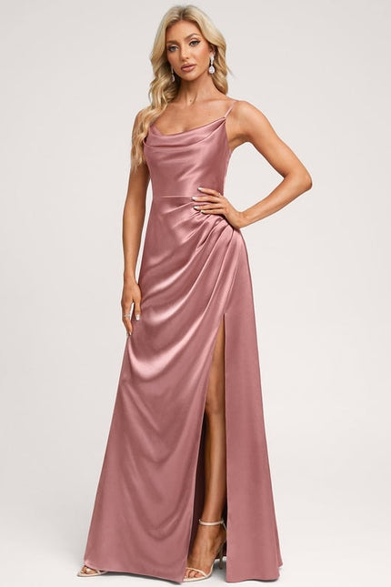 Robe Trapèze Satin Précieux - gallery 2