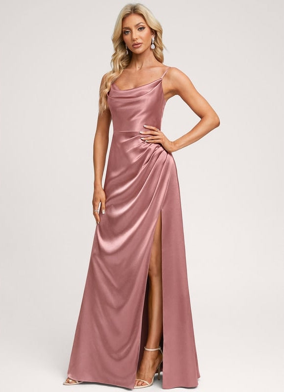 Robe Trapèze Satin Précieux - gallery 2