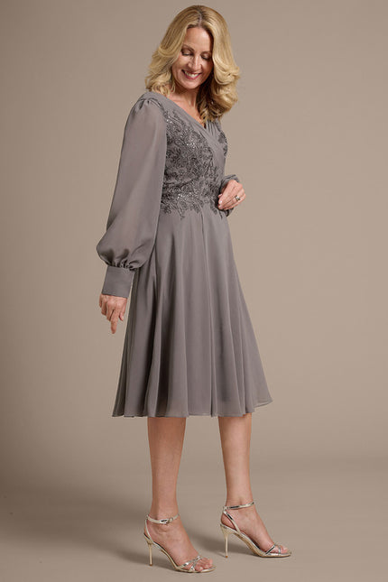 Robe Trapèze Grande Taille - gallery 4
