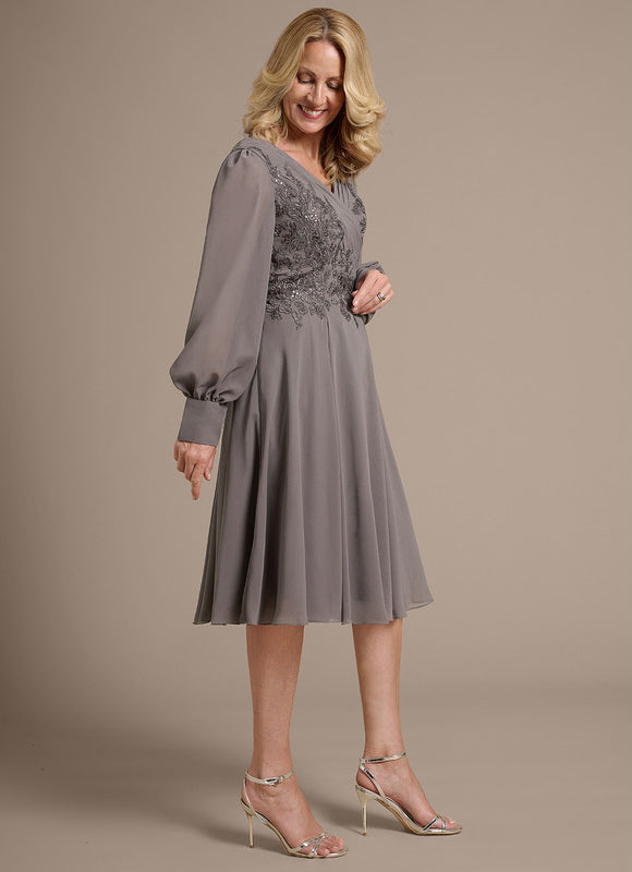 Robe Trapèze Grande Taille - gallery 4