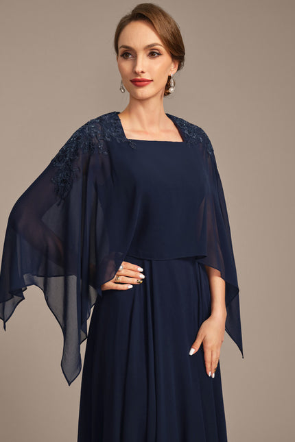 Robe Trapèze Nuit Marine - gallery 1