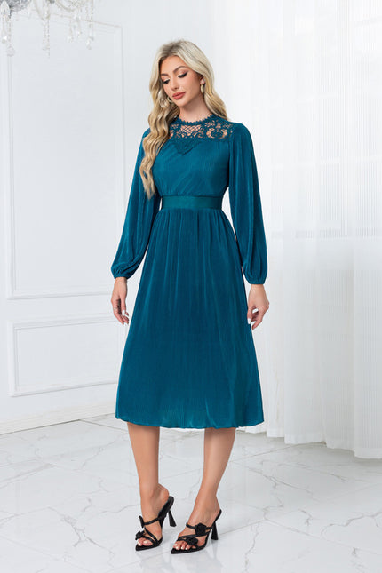 Robe Manche Longue Trapeze - gallery 4