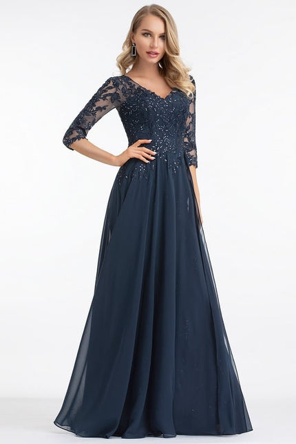 Robe Trapèze Glamour Vaporeuse - gallery 3