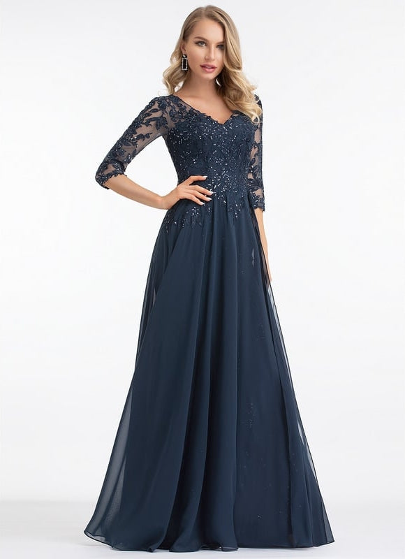 Robe Trapèze Glamour Vaporeuse - gallery 3