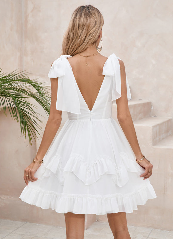 Robe Trapèze Flottante Épure - gallery 2