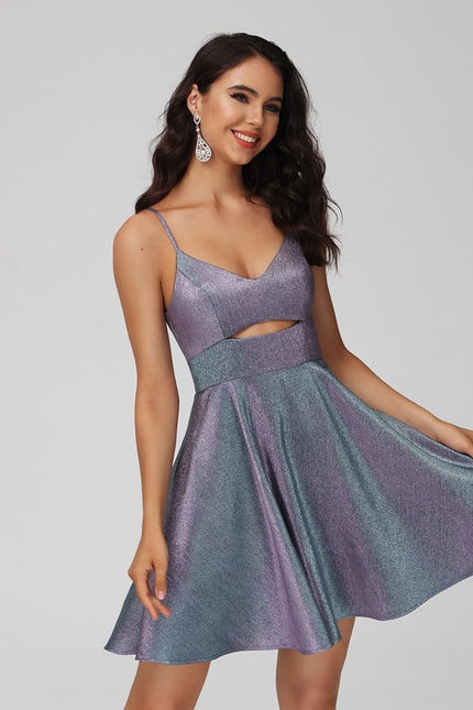 Robe Trapèze Nuit Satinée - gallery 1