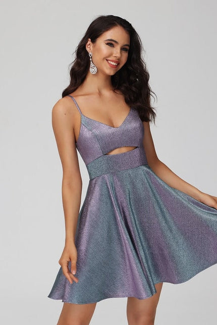 Robe Trapèze Nuit Satinée - gallery 1