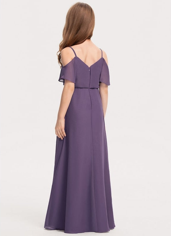 Robe Trapèze Rouge Velours Flottant - gallery 4