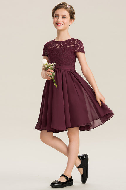 Robe Trapèze Cerise Enchantée