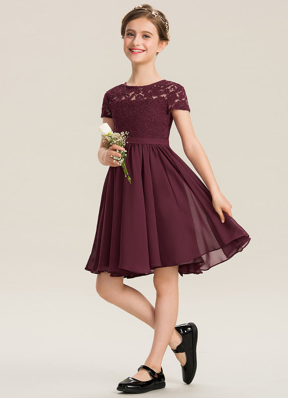 Robe Trapèze Cerise Enchantée