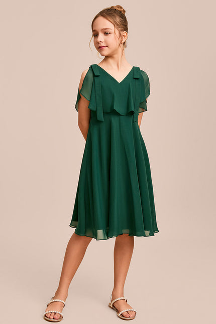Robe Trapèze Éclat De Mousseline - gallery 4