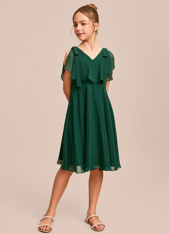 Robe Trapèze Éclat De Mousseline - gallery 4