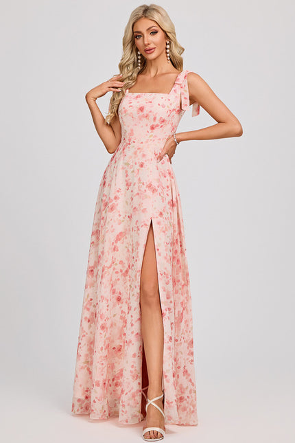 Robe Trapèze Élégante Vert Clair - gallery 1