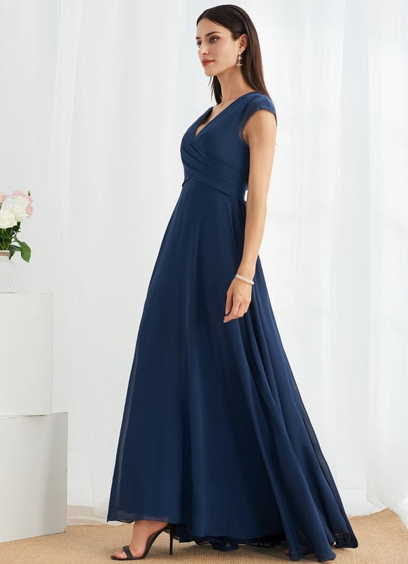 Robe Trapèze Fluide Asymétrique - gallery 1