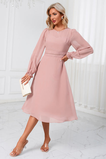 Robe Trapeze Rose Poudré