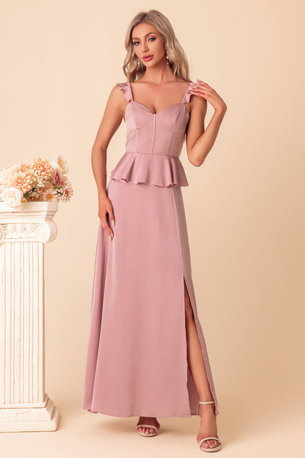 Robe Trapèze Satin Chic Maxi - gallery 3