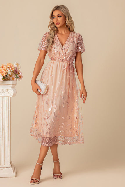 Robe Trapeze Sequin