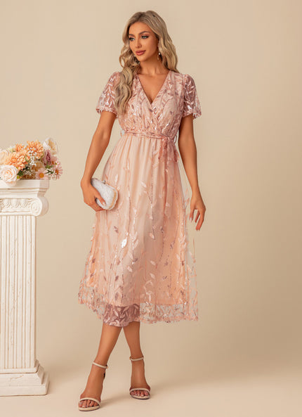 Robe Trapeze Sequin