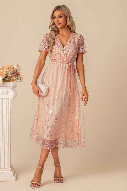Robe Trapeze Sequin