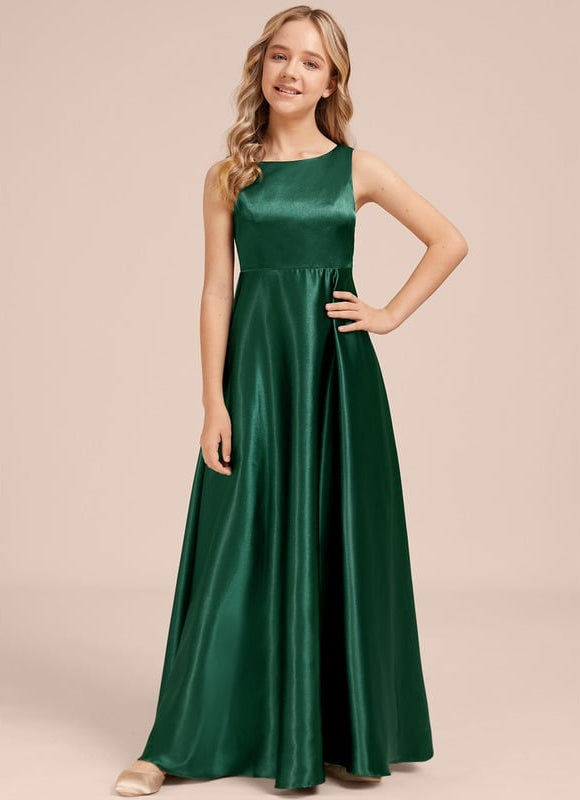 Robe Trapèze Satinée Cerise