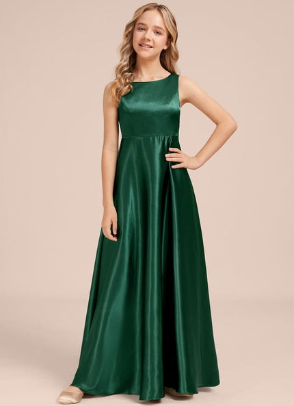 Robe Trapèze Satinée Cerise